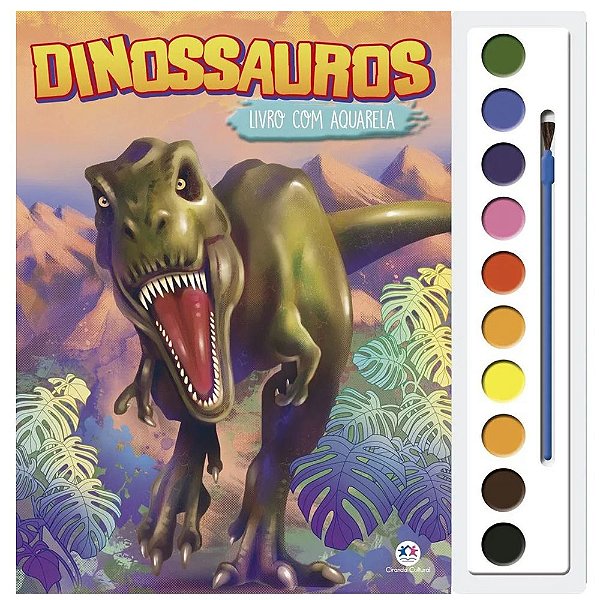 Livro Dinossauros Com Modelo para Montar Livro Educativo Infantil