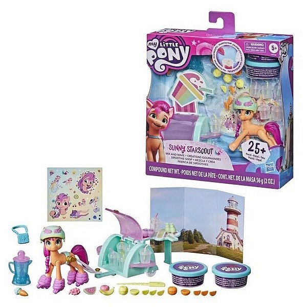 Boneca My Little Pony Sunny Starcout Fabrica De Smoothies