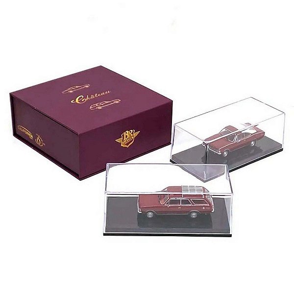Box Set 30 Anos California Toys - Miniatura - 1:64 - Opala Comodoro Château / Caravan Comodoro Château - BR Classics