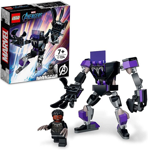 Lego Super Heroes Marvel 76204 Armadura Robô Pantera Negra