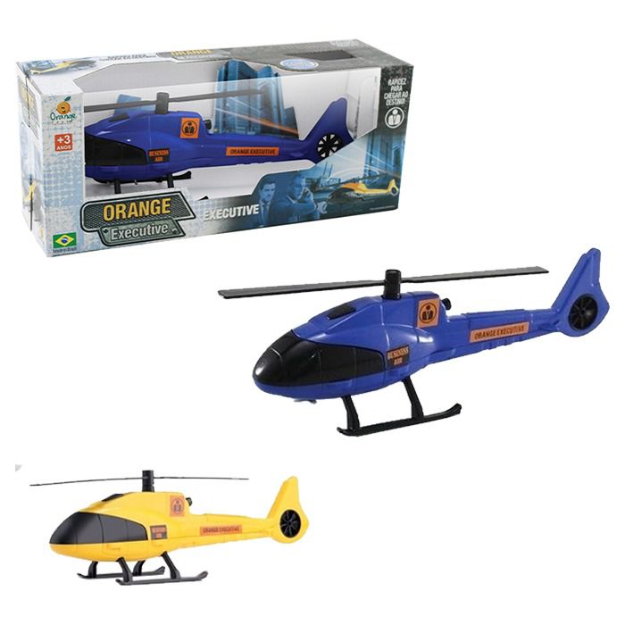 Brinquedo - Helicóptero Orange Executive De 30 Cm Amarelo