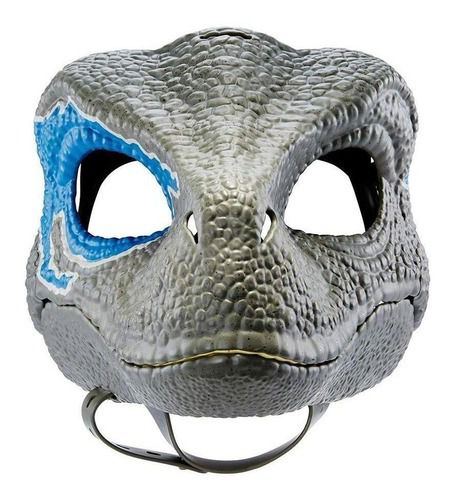 Máscara Azul Velociraptor Jurassic World Camp