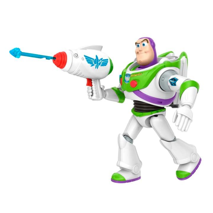 Boneco Toy Story Buzz Lightyear Com Lançador De Dados Disney