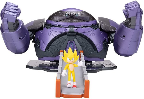 Boneco Sonic 2 The Hedgenog Batalha Robô Do Eggman Gigante