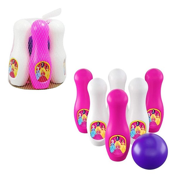 Jogo C/6 Peças Bolas Trabalhada Bolinhas Rosa 8cm 1106695