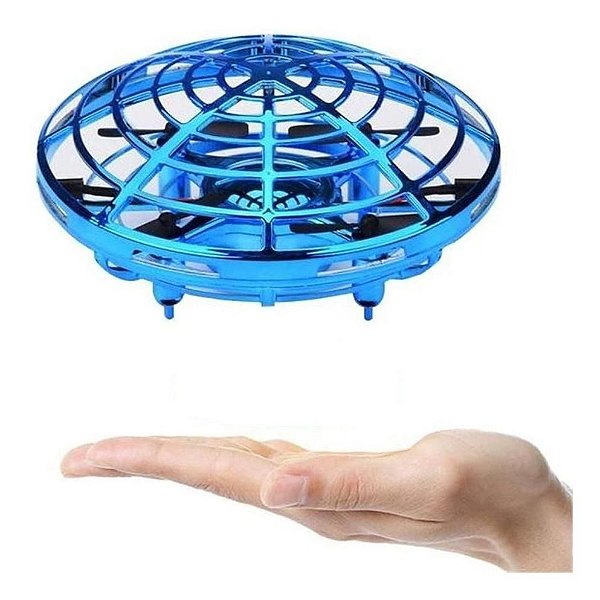 Drone UFO com Luz Voo por Sensor Candide