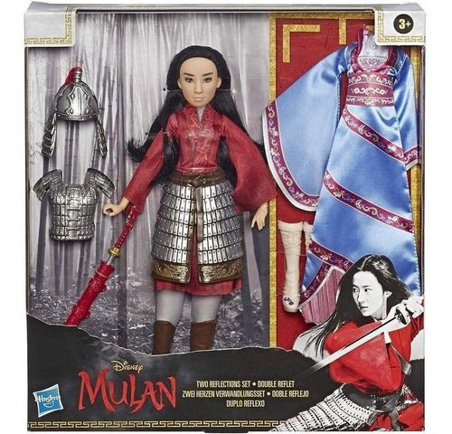 Boneca - Disney - Princesas - Mulan Troca De Roupa