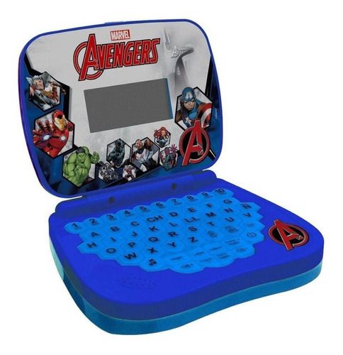 Laptop Infantil Marvel Vingadores Brinquedo Educativo