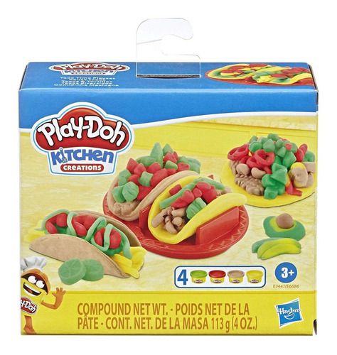 Massinha Play Doh Kitchen Comidinha Mexicana Com Moldes