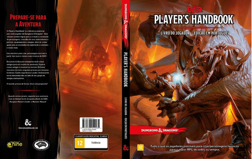 D&d Dungeons And Dragons Livro Do Jogador Players Handboook