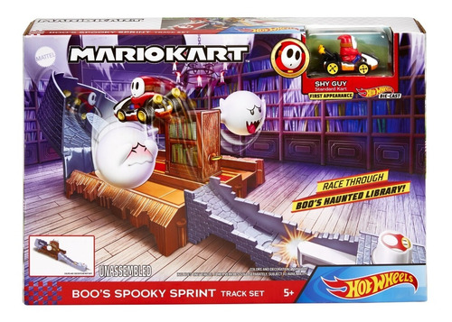 Pista Hot Wheels Mario Kart Boo's Spooky Edição Limitada