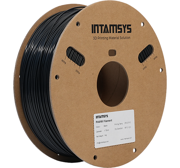 Filamento PA6/66  Intamsys 1,75MM cor preto (rolo de 01kg)