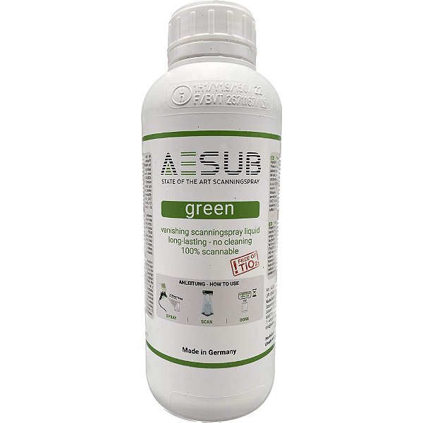 Spray de digitalização 3D AESUB Verde 1L