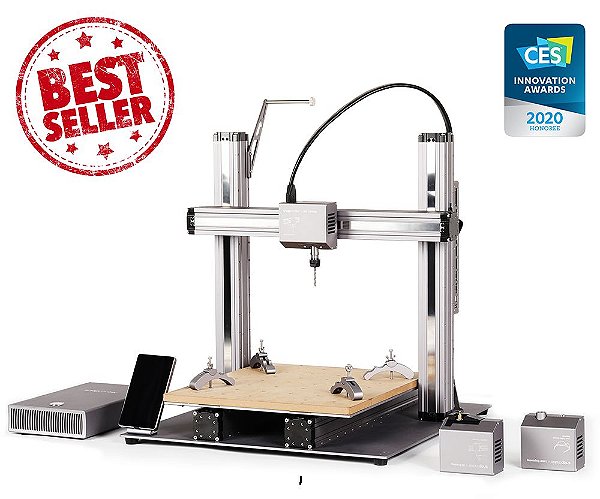 Snapmaker A350ENT - Impressora 3D Multifuncional - Impressão em 3D - Gravação a Laser - Usinagem CNC-Showroom-Seminova