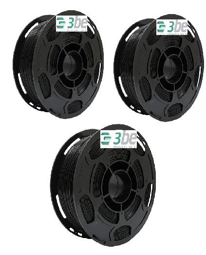 Combo com 03 filamentos PLA cor preto 1,75mm
