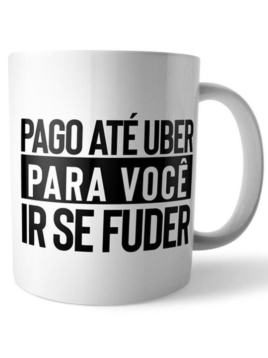 Caneca Te pago Uber