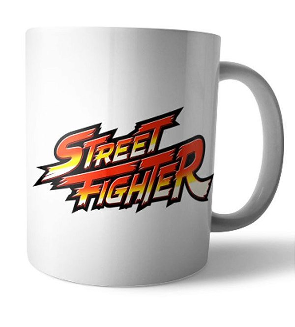 Caneca Street Fighter 8 bit