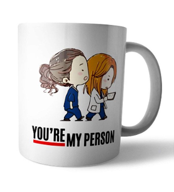 Caneca My Person Greys Anatomy