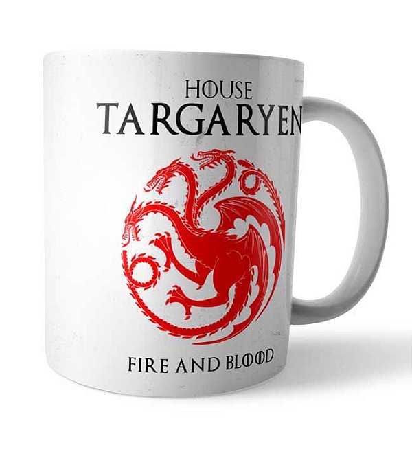 Caneca House Targaryen GOT