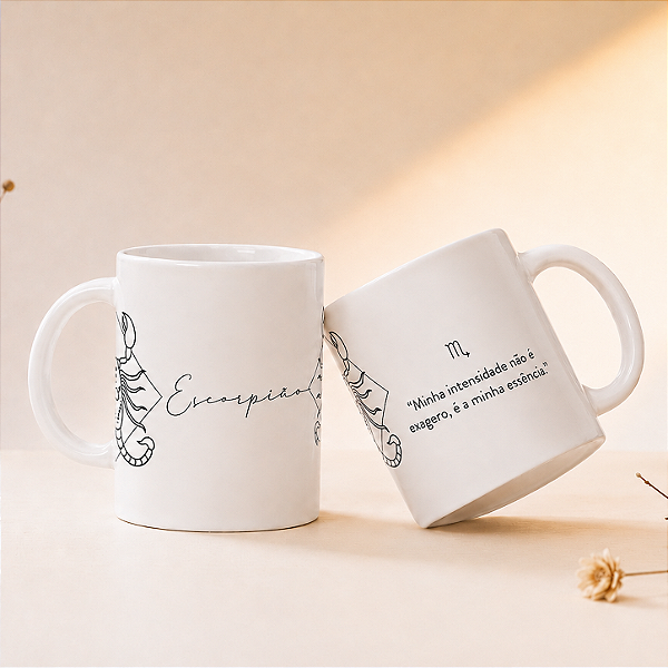 Caneca Signo Escorpião