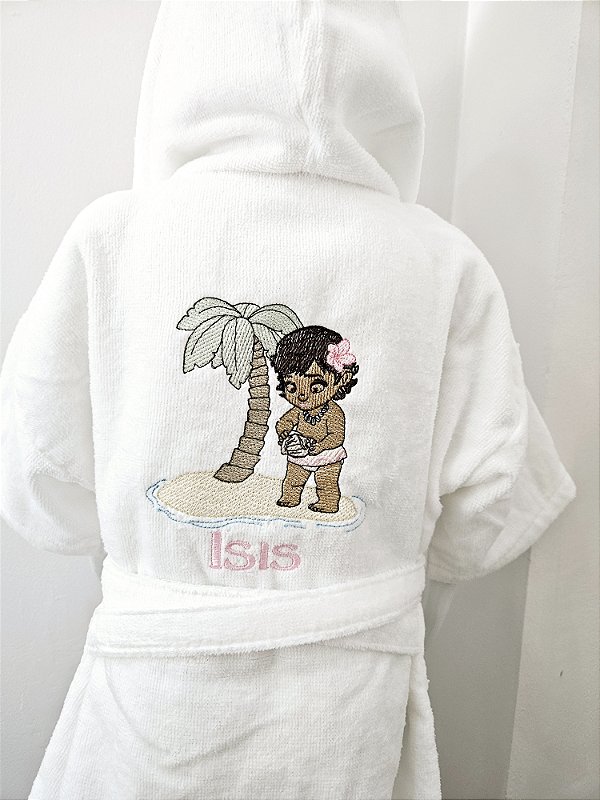 Roupão Infantil Bordado