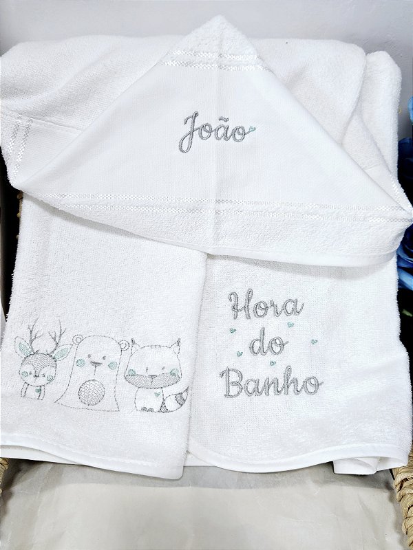 Toalha de Banho Infantil com Capuz
