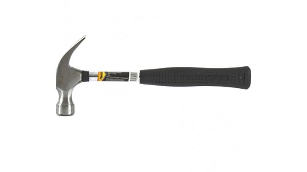 Martelo Unha 350g, Cabeça 25mm, Cabo de Metal Emborrachado