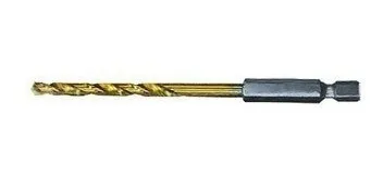 BROCA DE ACO RAPIDO PARA METAL, 2 MM, NITRETO DE TITANIO, HA