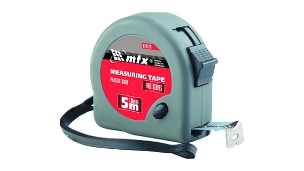 TRENA CURTA FINE, 5 M X 19 MM,ESTOJO EM PLASTICO/ MTX 310179
