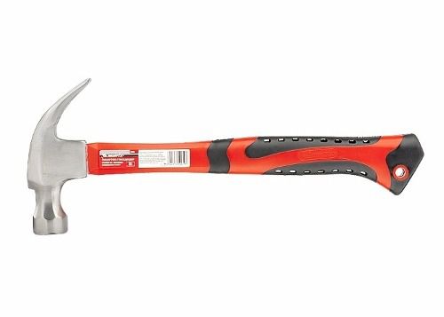 Martelo Unha 450g, Cabeça 27mm Magnética, Cabo de Fibra Emborrachado