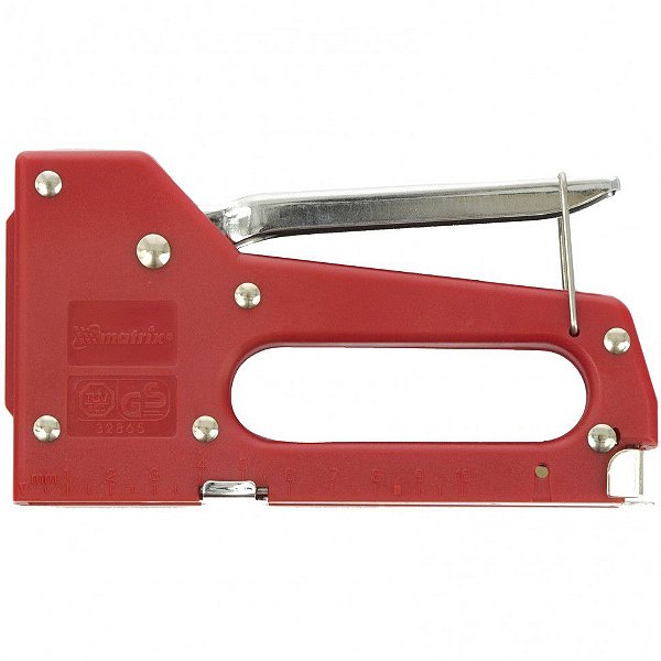 Grampeador Manual com corpo plástico para grampos Tipo 53 de 4 - 8 mm