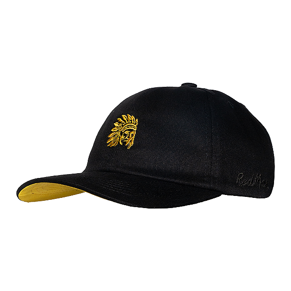 Boné Red Man dad hat black with yellow - RED 1247