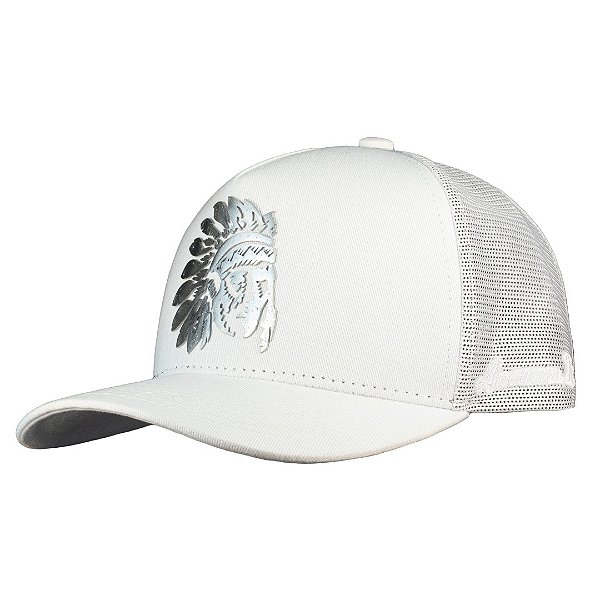 Boné Redman WHITE FOIL SILVER - RED 1417