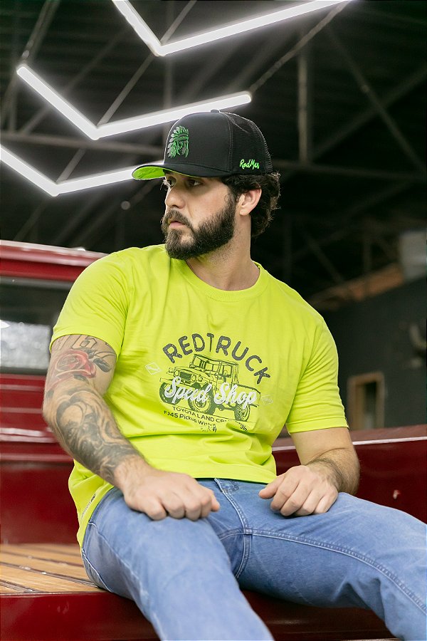 Camiseta Redman truck - red  1110