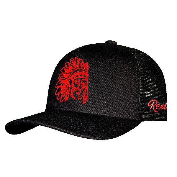 Boné Rm fine red strokes - RED 1492