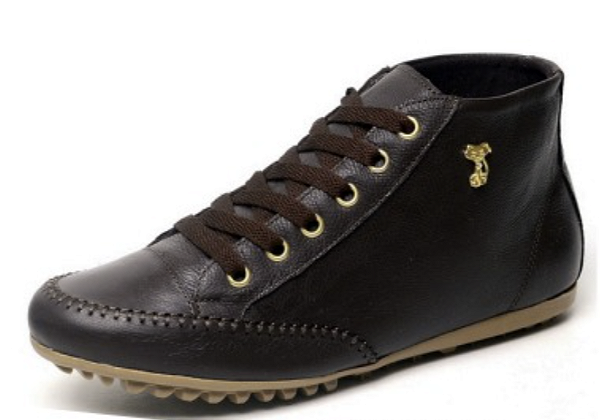 DUPLICADO - BOTA RASTEIRA FEMININA COURO LEGÍTIMO COM BROCHE GATO - CAFÉ