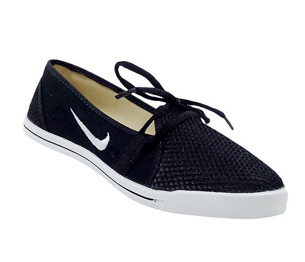 Sapatilha Feminina Nike Veludo Preto