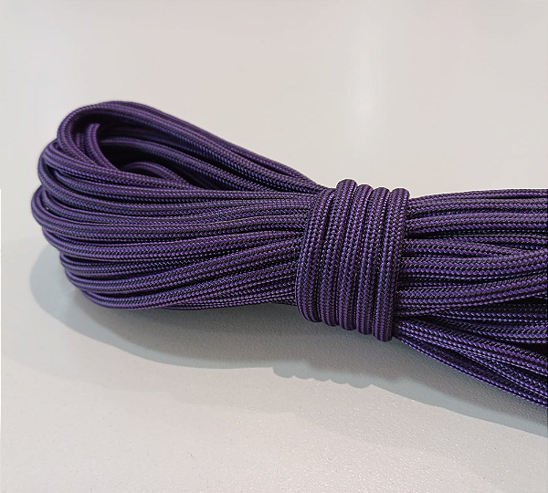 Paracord 550 Striped Roxo