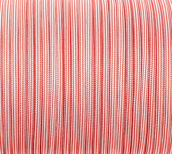 Paracord 550 Striped Red&White