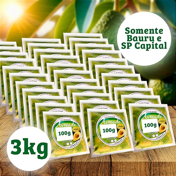 Kit Polpa de Avocado 100 gramas