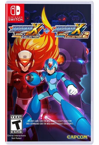 Megaman X Legacy Collection 1+2 Nintendo Switch Midia Fisica
