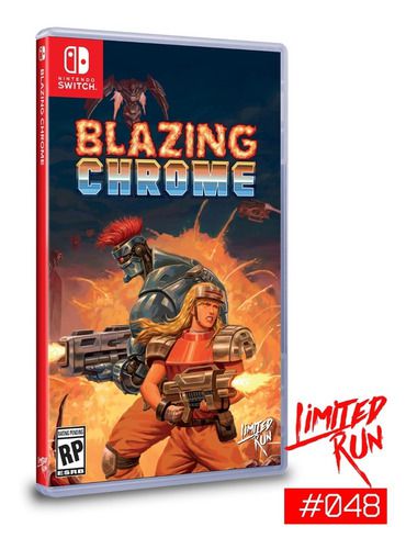 Blazing Chrome Nintendo Switch Midia Fisica Limited Run