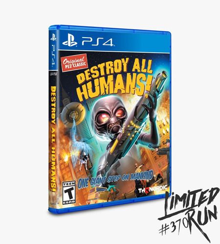 Destroy All Humans! Ps4 Midia Fisica Limited Run