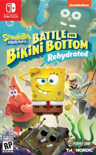 Sponge Bob Battle For Bikini Botton Switch Midia Fisica