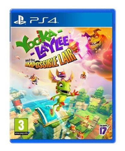 Yooka Laylee And The Impossible Lair Ps4 Midia Fisica