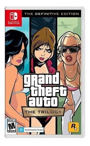 Grand Theft Auto: The Trilogy Definitive Edition Nintendo Switch