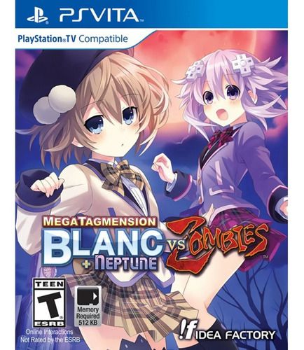 Megatagmension Blanc + Neptune Vs Zombies Ps Vita