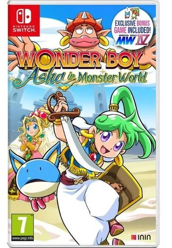 Wonder Boy Asha In Monster World Nintendo Switch