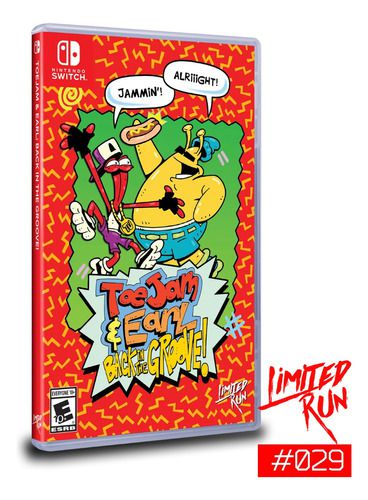 Toejam And Earl Back In The Groove! Switch Limited Run