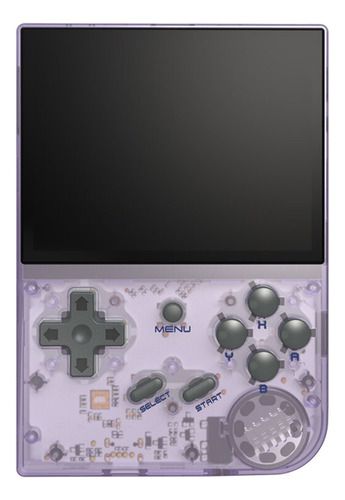 Console Anbernic Rg35xx Roxo Transparente 128gb